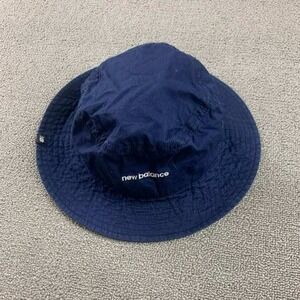 New Balance Bucket Hat Navy Blue Cotton‎ Fishing Hiking Casual LAH13003 TNV